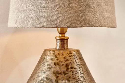 Nalgonda Lamp - Antique Brass - Large