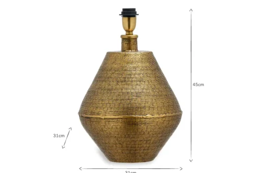 Nalgonda Lamp - Antique Brass - Large