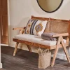 Nalrina acacia and cane sofa