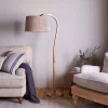 Namira Mango Wood Floor Lamp - Natural