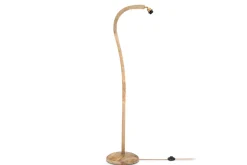 Namira Mango Wood Floor Lamp - Natural