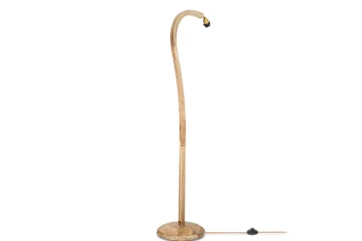 Namira Mango Wood Floor Lamp - Natural