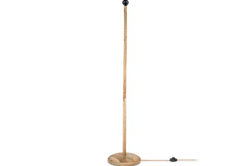 Namira Mango Wood Floor Lamp - Natural