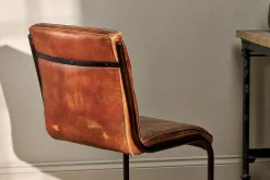 Narwana Leather Desk Chair - Aged Tan