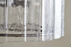 Nauka Statement Pendant - Aged Bronze & Clear