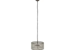 Nauka Statement Pendant - Aged Bronze & Clear