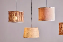 Neela Mango Wood Lampshade - Natural