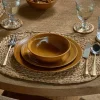 Nuwara Dinnerware Set  - Mustard (Set of 12)