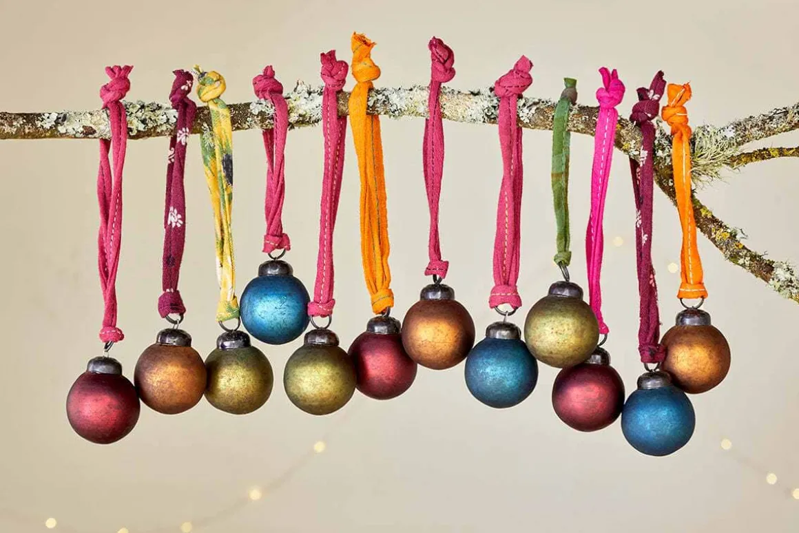 Oko Mini Baubles - Mixed Matt (Set of 12)