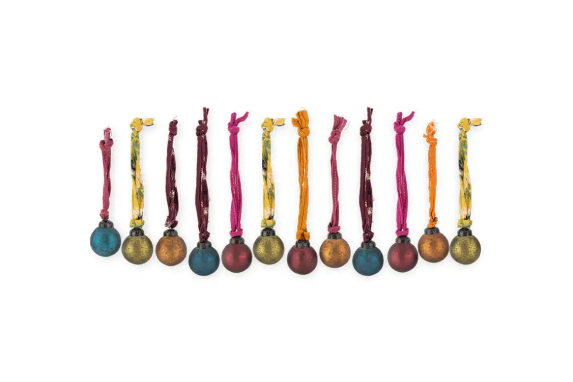 Oko Mini Baubles - Mixed Matt (Set of 12)