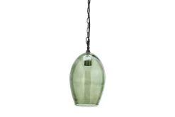 Otoro Recycled Glass Pendant - Green - Large Oval