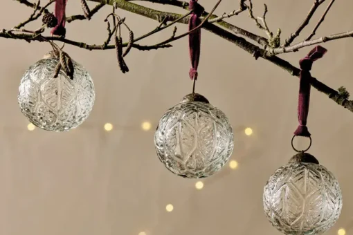 Patta Baubles - Clear - (Set of 4)