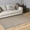 Prathal Cotton And Seagrass Rug - Natural & Black