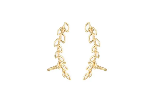 Pritee Ear Climbers - Gold