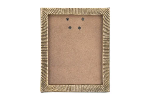 Ranoli Iron Etched Photo Frame - Antique Brass