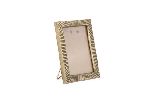 Ranoli Iron Etched Photo Frame - Antique Brass