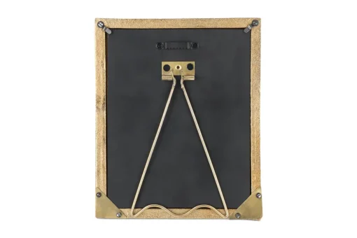 Ranoli Iron Etched Photo Frame - Antique Brass