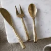 Roda Serving Set - Antique Brass (Set of 3)