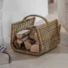 Sadra Rattan Log Basket - Natural