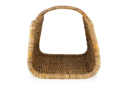 Sadra Rattan Log Basket - Natural