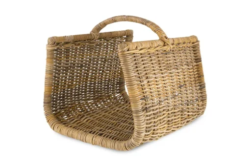Sadra Rattan Log Basket - Natural
