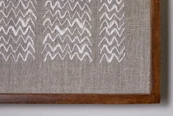 Samaya Hand Stitched Wall Art - Natural