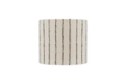 Sanja Cotton Stripe Lampshade - Off White & Grey