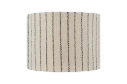 Sanja Cotton Stripe Lampshade - Off White & Grey