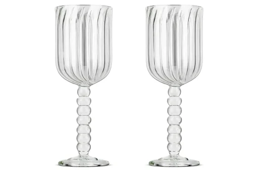 Santosa Wine Glass - Clear (Set of 2)