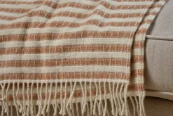 Sanval Wool Throw - Rust