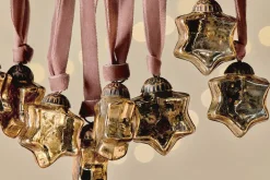 Sardi Star Baubles - Gold (Set of 12)