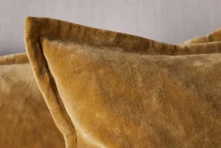Sela Velvet Cushion Cover - Ochre