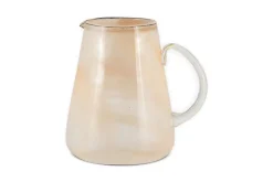 Shirali Marble Swirl Jug - Apricot