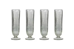 Sigiri Champagne Glass - Clear - (Set of 4)