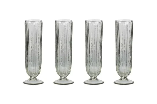 Sigiri Champagne Glass - Clear - (Set of 4)