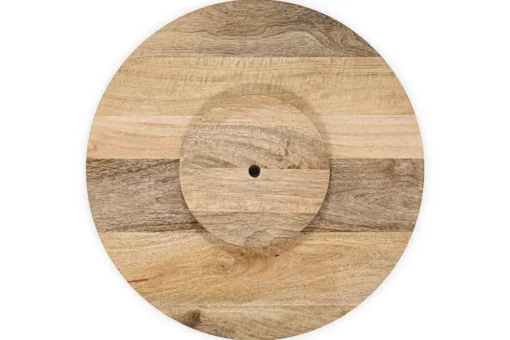 Soria Mango Wood Lazy Susan - Natural