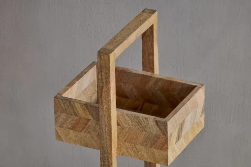 Sukha Mango Wood Storage Caddy - Natural