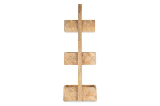 Sukha Mango Wood Storage Caddy - Natural
