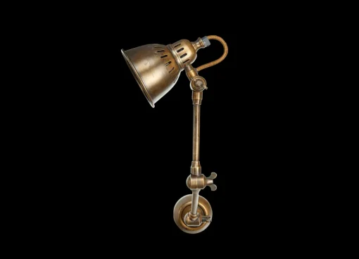 Tubu Brass Extendable Wall Light - Antique Brass