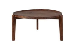 Umar Mango Wood Coffee Table - Dark Brown