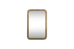 Ungura Rounded Mirror - Antique Brass - Small