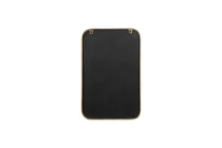 Ungura Rounded Mirror - Antique Brass - Small