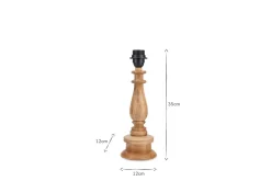 Usha Mango Wood Lamp
