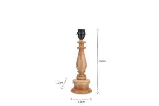 Usha Mango Wood Lamp