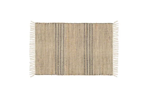 Varli Jute & Cotton Doormat - Natural