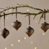 Varu Baubles - Black & Gold - (Set of 4)