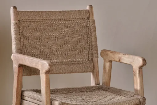 Vinay Woven Dining Chair - Natural