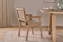 Vinay Woven Dining Chair - Natural