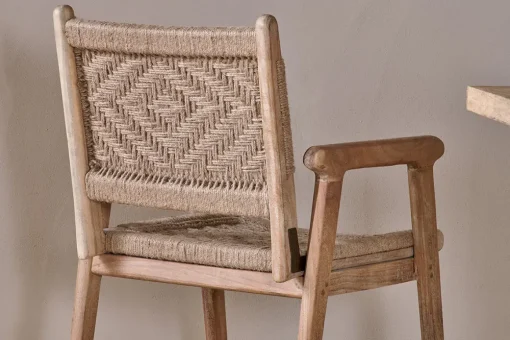Vinay Woven Dining Chair - Natural