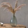 Virya Recycled Glass Vase - Pale Blue